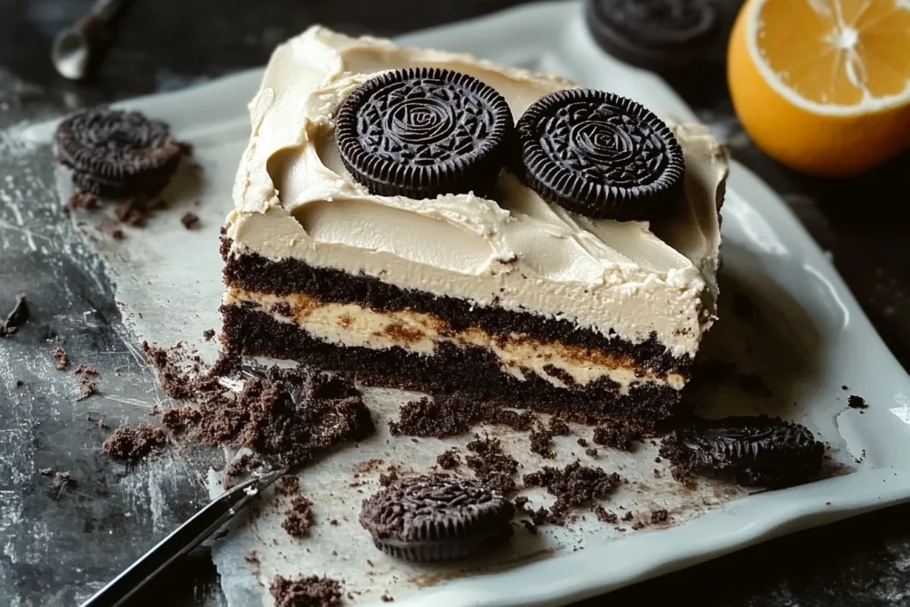 Slutty Brownies Recipe: The Ultimate Indulgence 9 Brownie with Oreo topping.