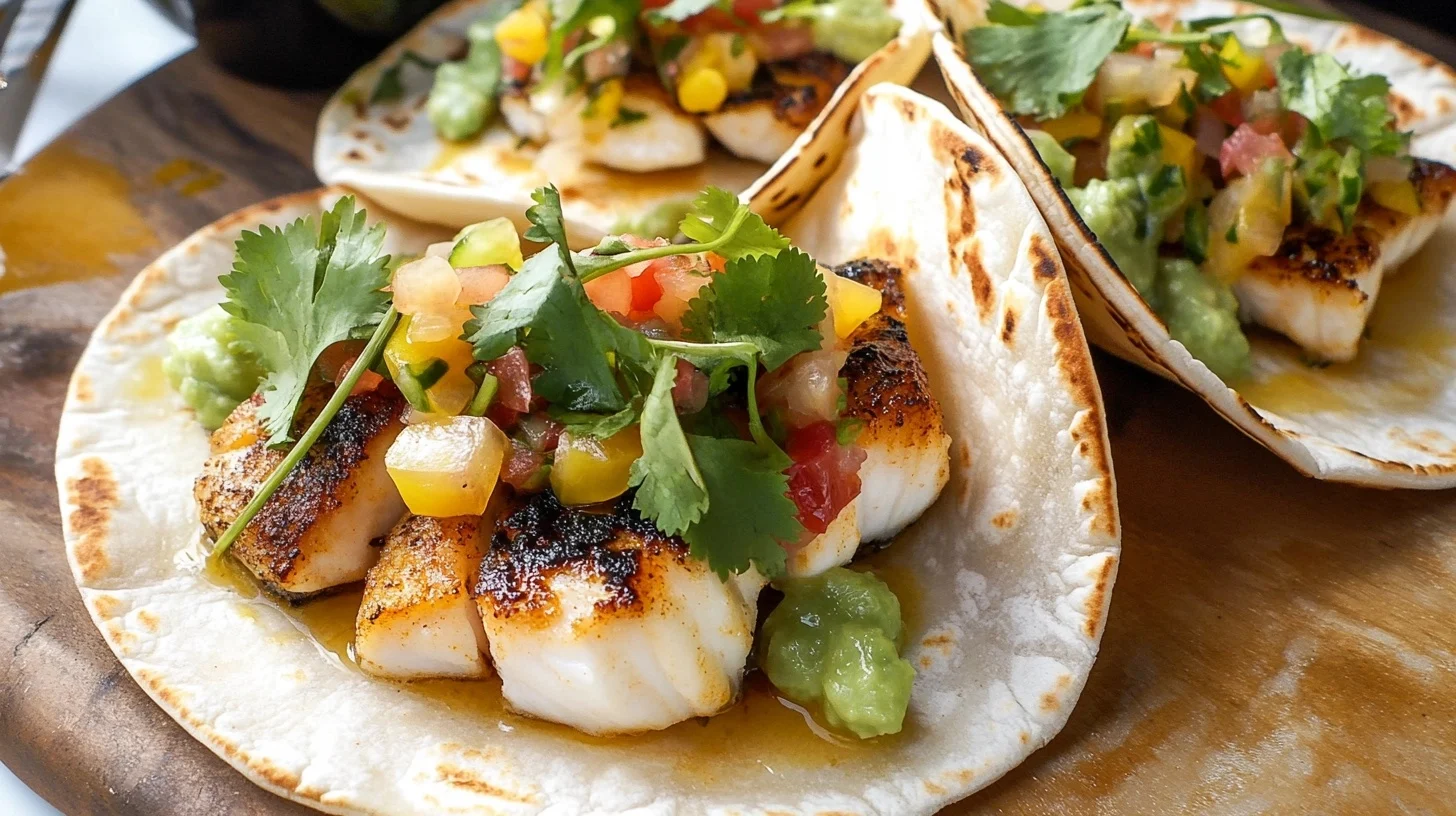 Recipe for Fish Tacos with Halibut