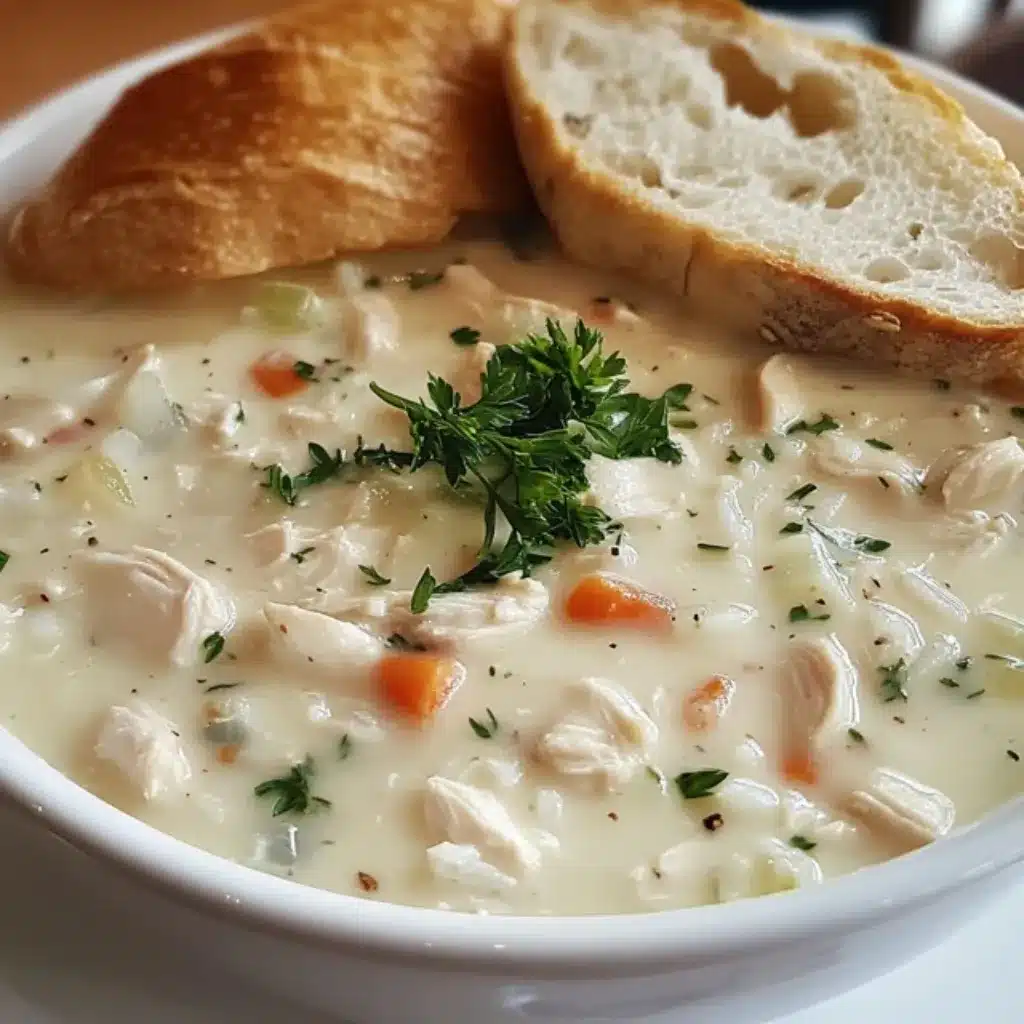 Top 18 Soup Recipes We Love to Make at FreshRecips 11 creamy chicken and rice soup serving suggestion