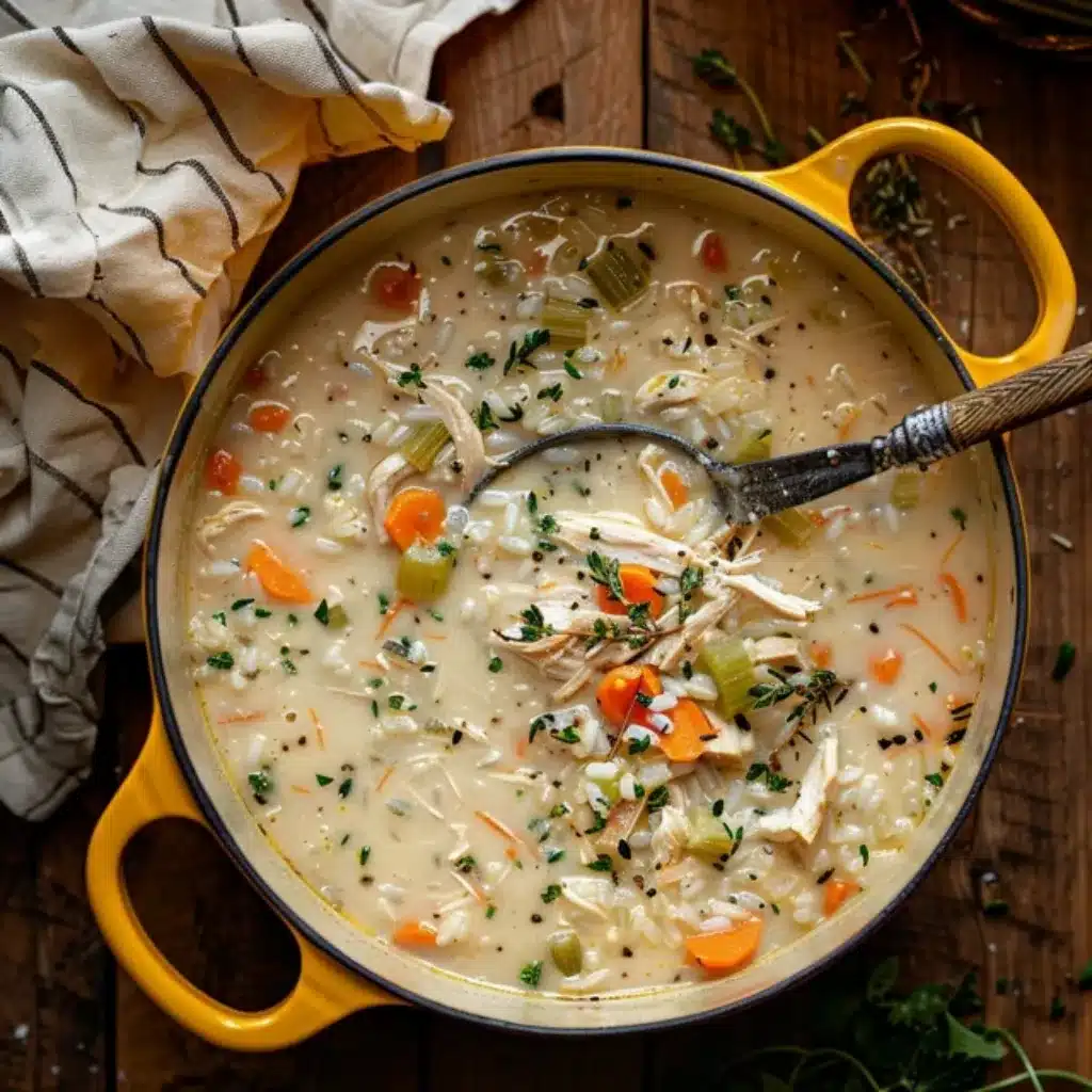 Creamy Chicken and Rice Soup: A Comfort Food Classic 10 creamy chicken and rice soup serving suggestion