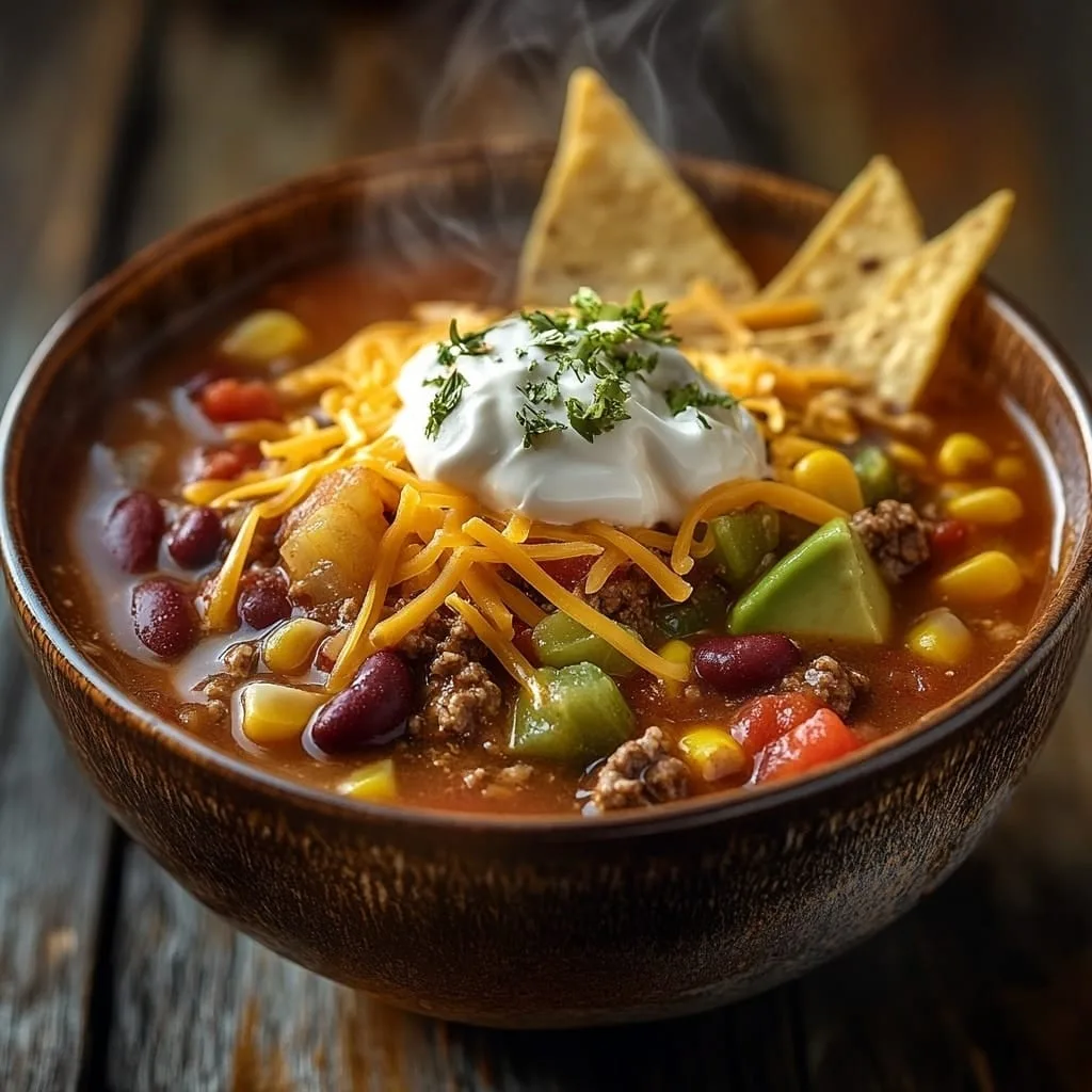 Taco Soup Recipe: A Flavorful One-Pot Comfort Meal
