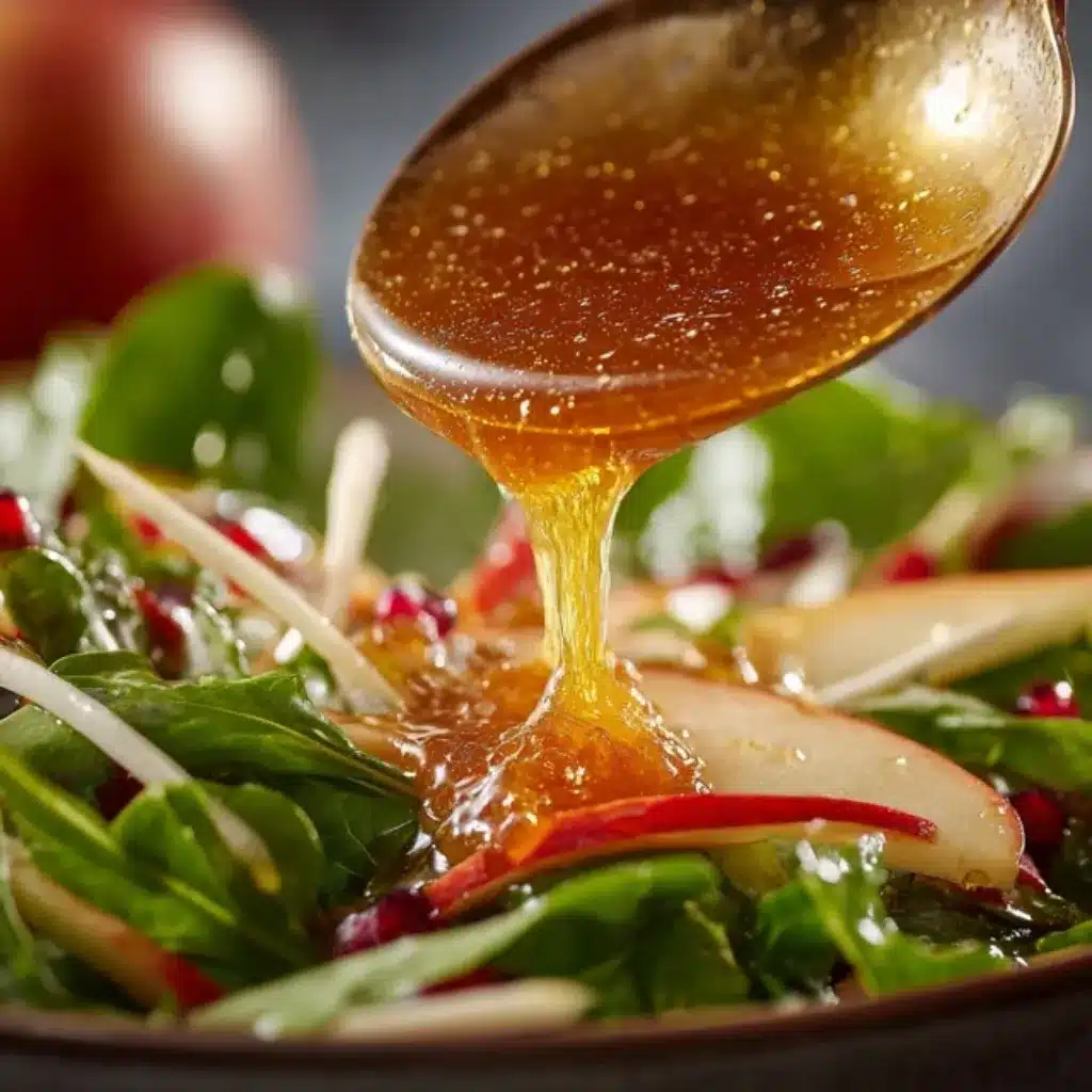 Fall Harvest Salad with Apple Cider Vinaigrette – A Fresh, Flavor-Packed Autumn Delight 7 Apple cider vinaigrette drizzled over fall harvest salad
