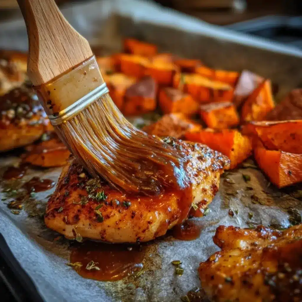 Maple-Glazed Chicken with Sweet Potatoes: The Ultimate Comfort Dinner 7 Preparing Maple-Glazed Chicken with Sweet Potatoes
