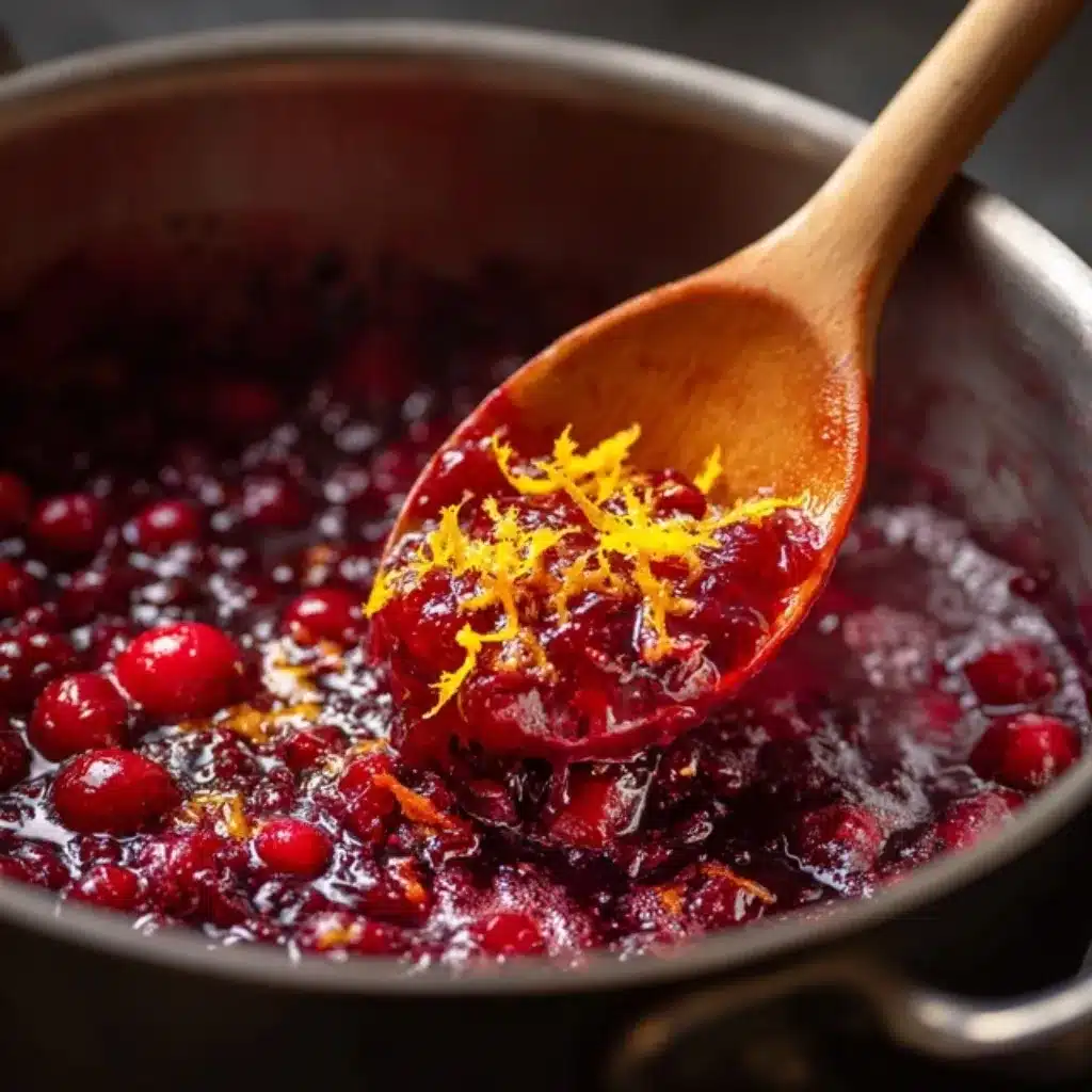 Fresh ingredients for Cranberry Orange Turkey Breast