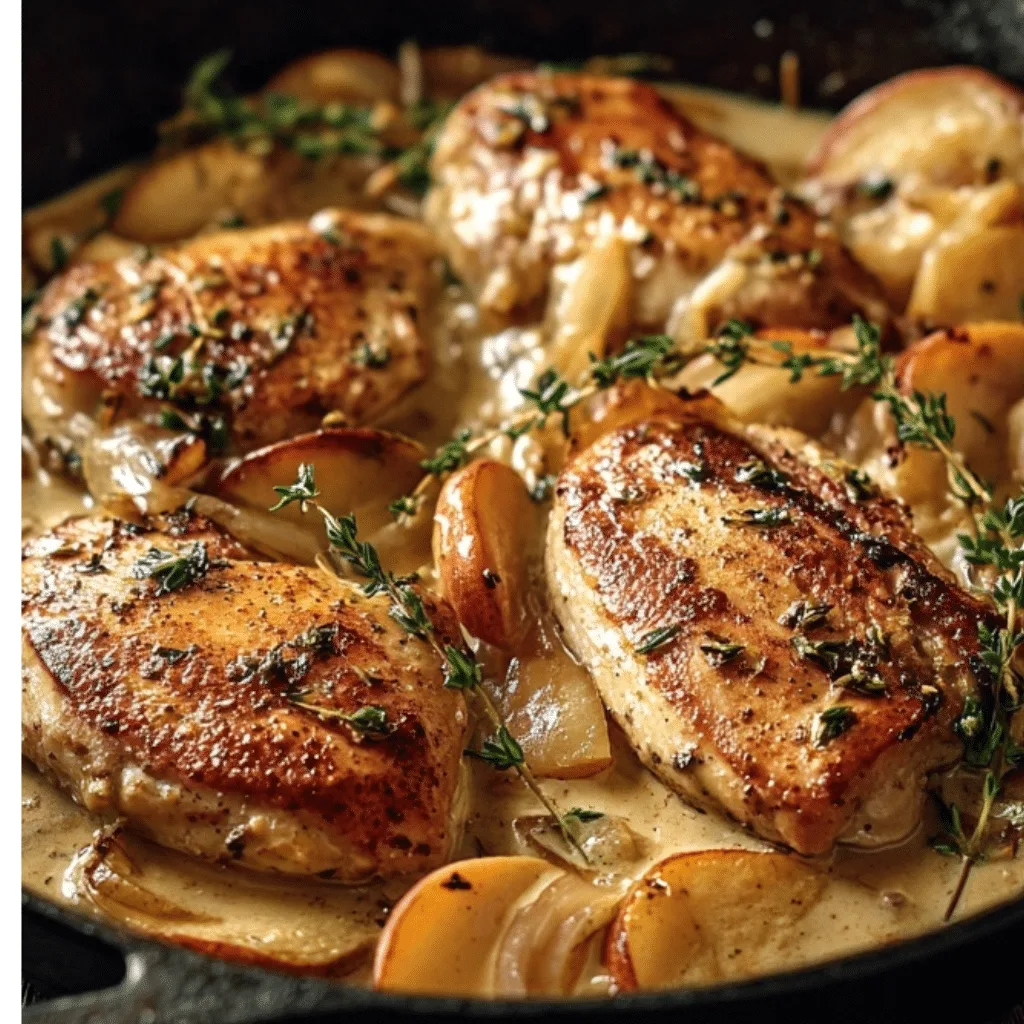 Creamy Apple Cider Chicken Skillet: The Ultimate Fall Comfort Dish