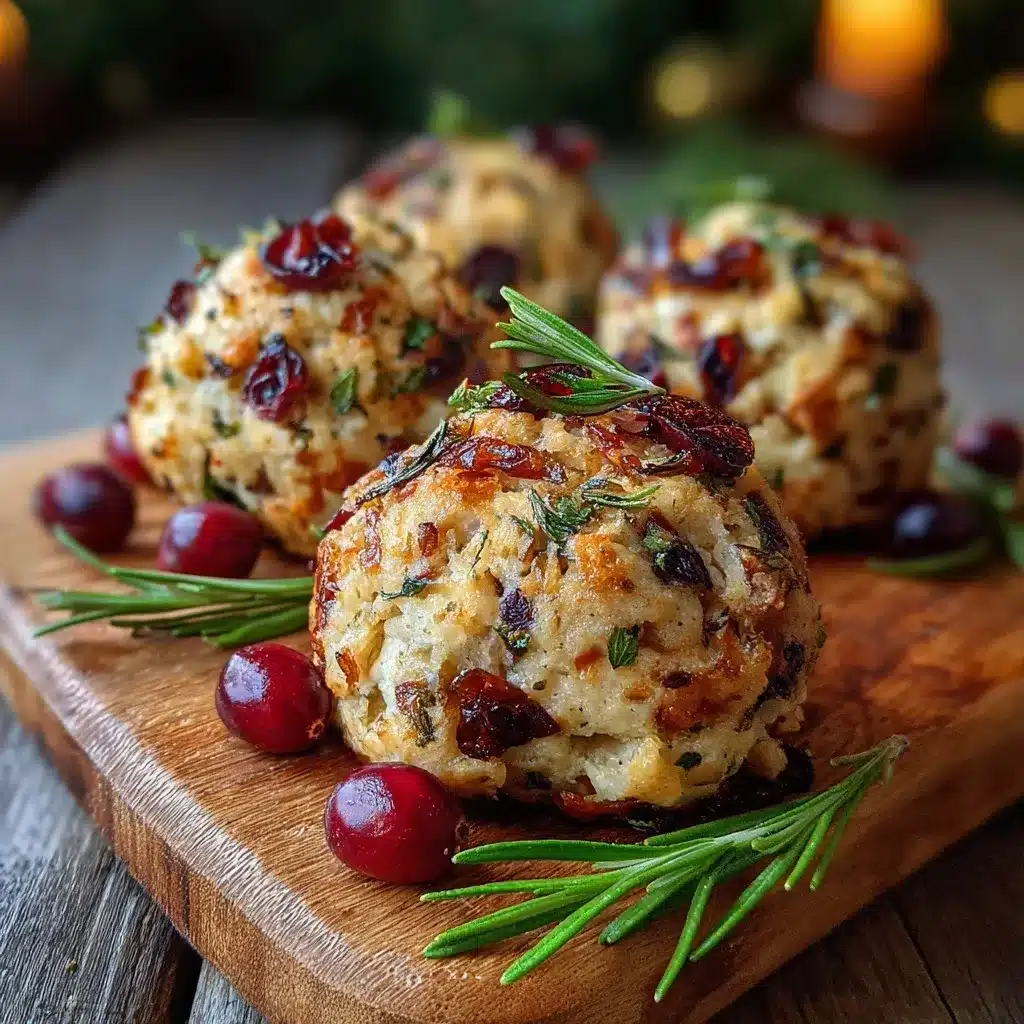 Turkey and Stuffing Meatballs — A Comforting Holiday Classic