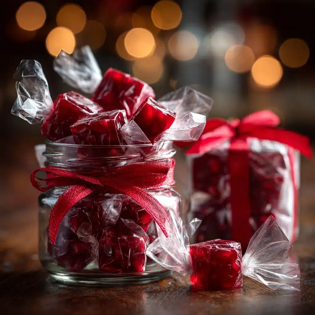 Pomegranate Caramels: A Sweet & Tangy Treat You’ll LoveIntroduction 10 Wrapped pomegranate caramels stored in a jar and gift box
