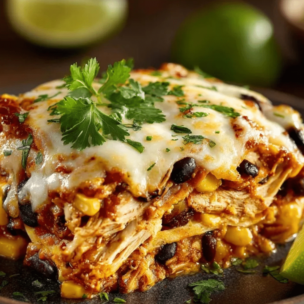 Chicken Burrito Casserole – The Ultimate Comfort Food for Busy Nights 8 Family dinner table with servings of chicken burrito casserole