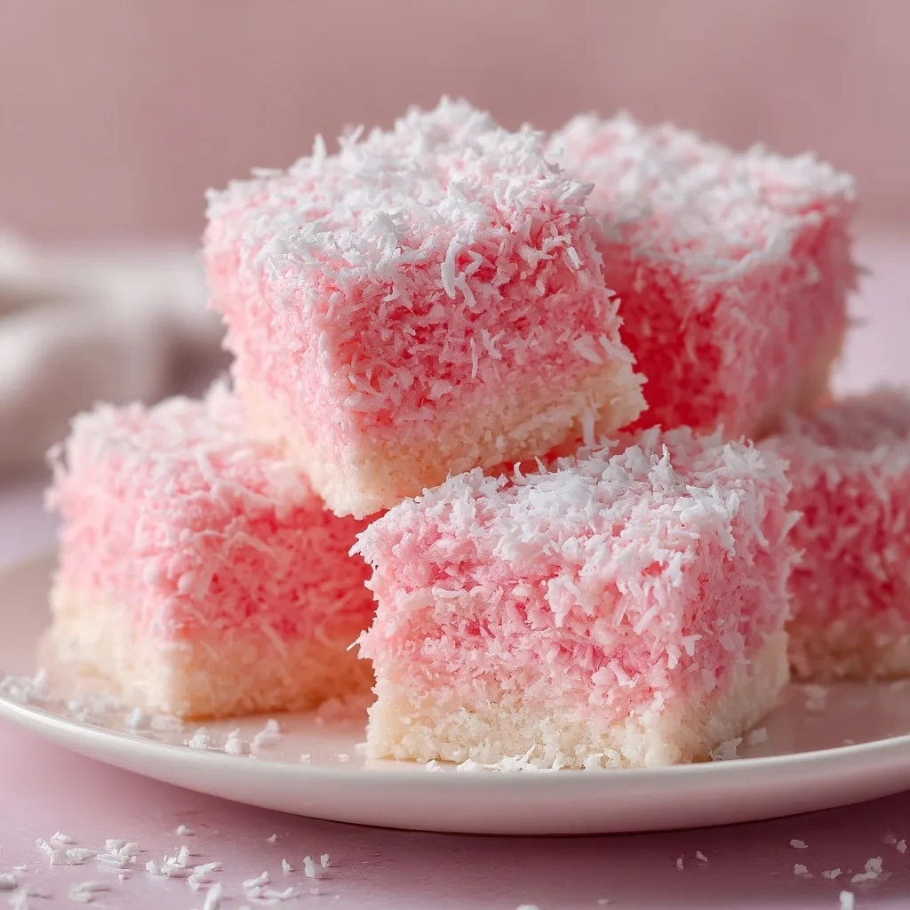 Pink Coconut Snowball Cake Bars: A Sweet, Fluffy Treat for Every Celebration