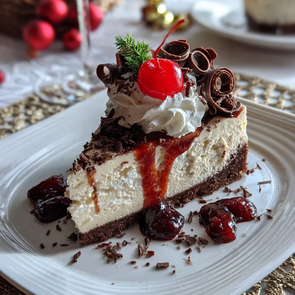 Black Forest Cheesecake: A Decadent Chocolate-Cherry Delight