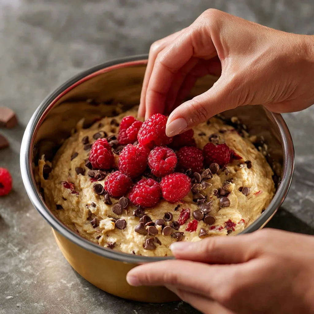 0 2 1 5 Dark Chocolate Chip Raspberry Banana Bread: The Ultimate Moist and Healthy Treat