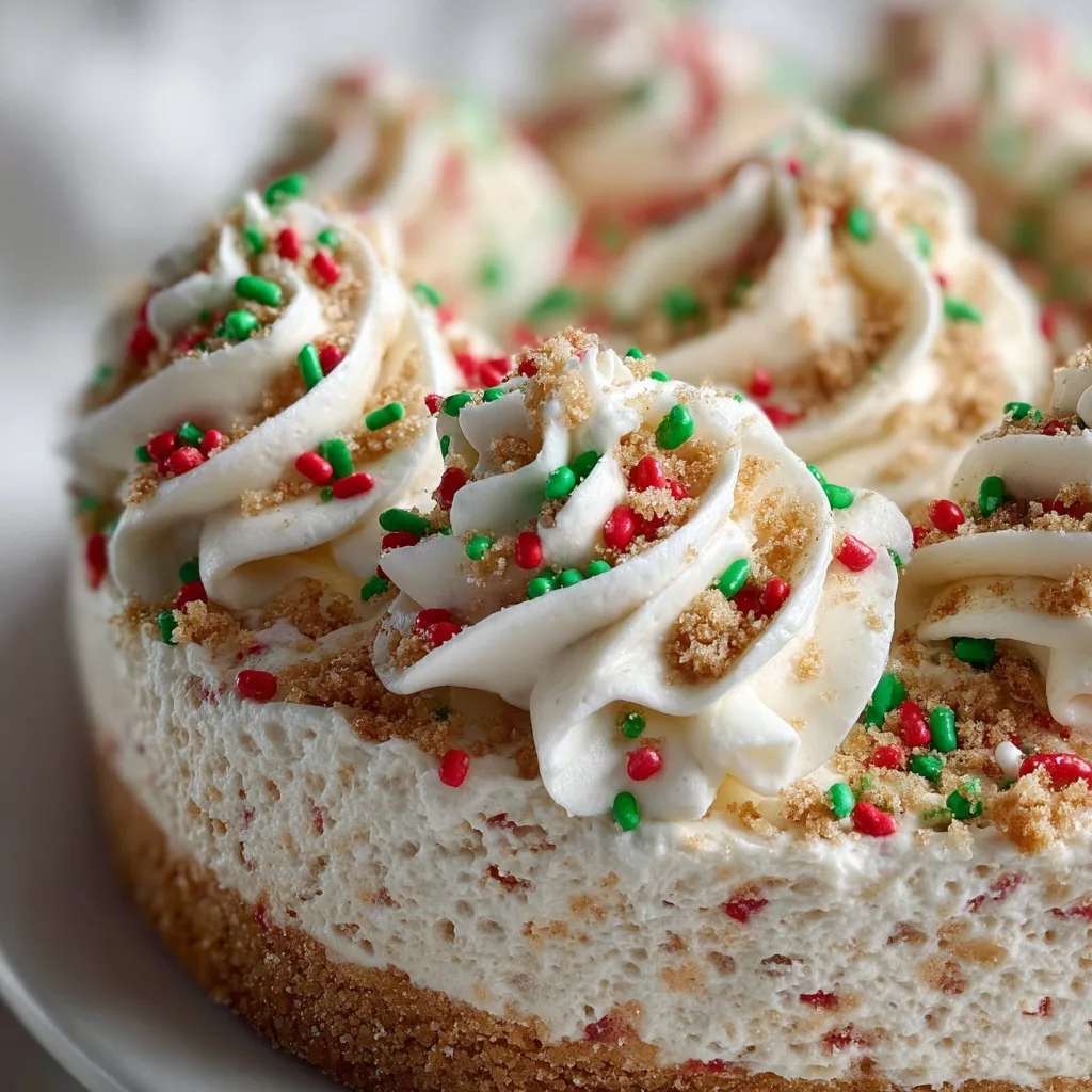 Sugar Cookie Cheesecake: A Festive No-Bake Holiday Delight
