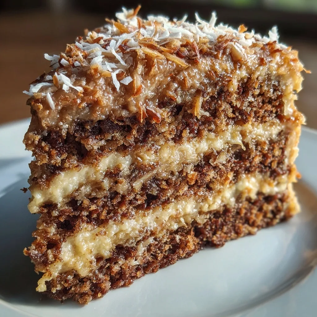 8 Irresistible Cakes Every Dessert Lover Should Bake 2 Decorated German Chocolate Cake on a cake stand