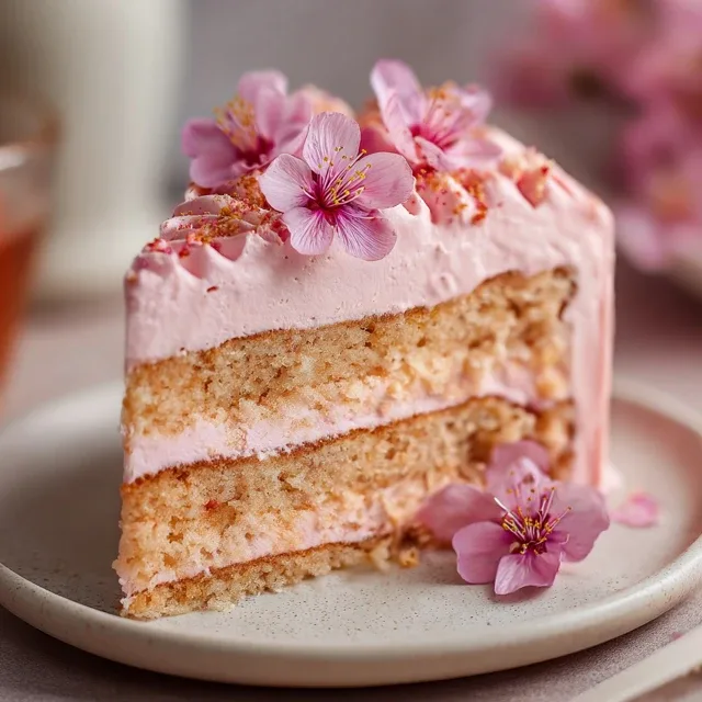 Cherry Blossom Dream Cake: A Delicate Springtime Dessert Masterpiece